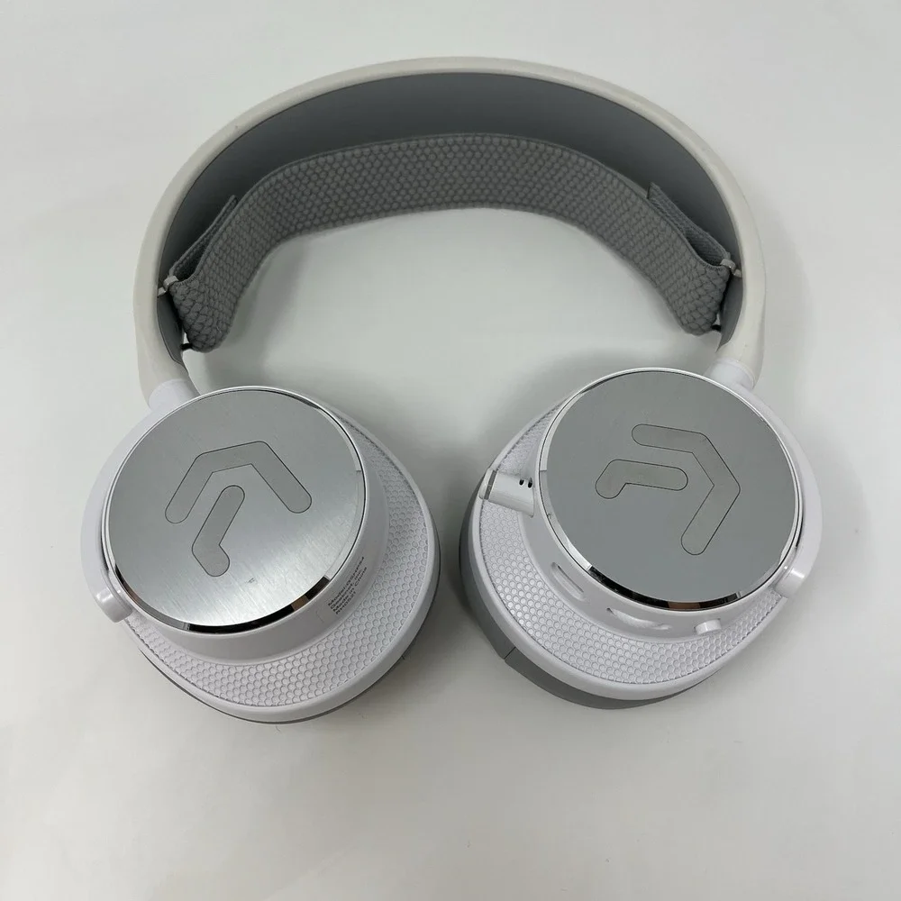 Atrix E-Series Wireless Gaming Headset White Gray Untested AS-IS